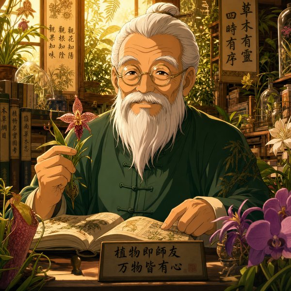 小马拉大车植物专家陈德馨